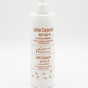 leche corporal a los propoleos