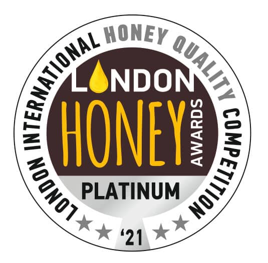 London Honey Awards QUALITY PLATINUM 2021 - Miel Ecológica de Romero Antonio Simón