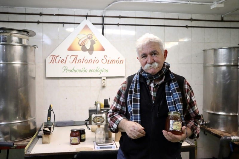Antonio Simón, apicultura ecológica